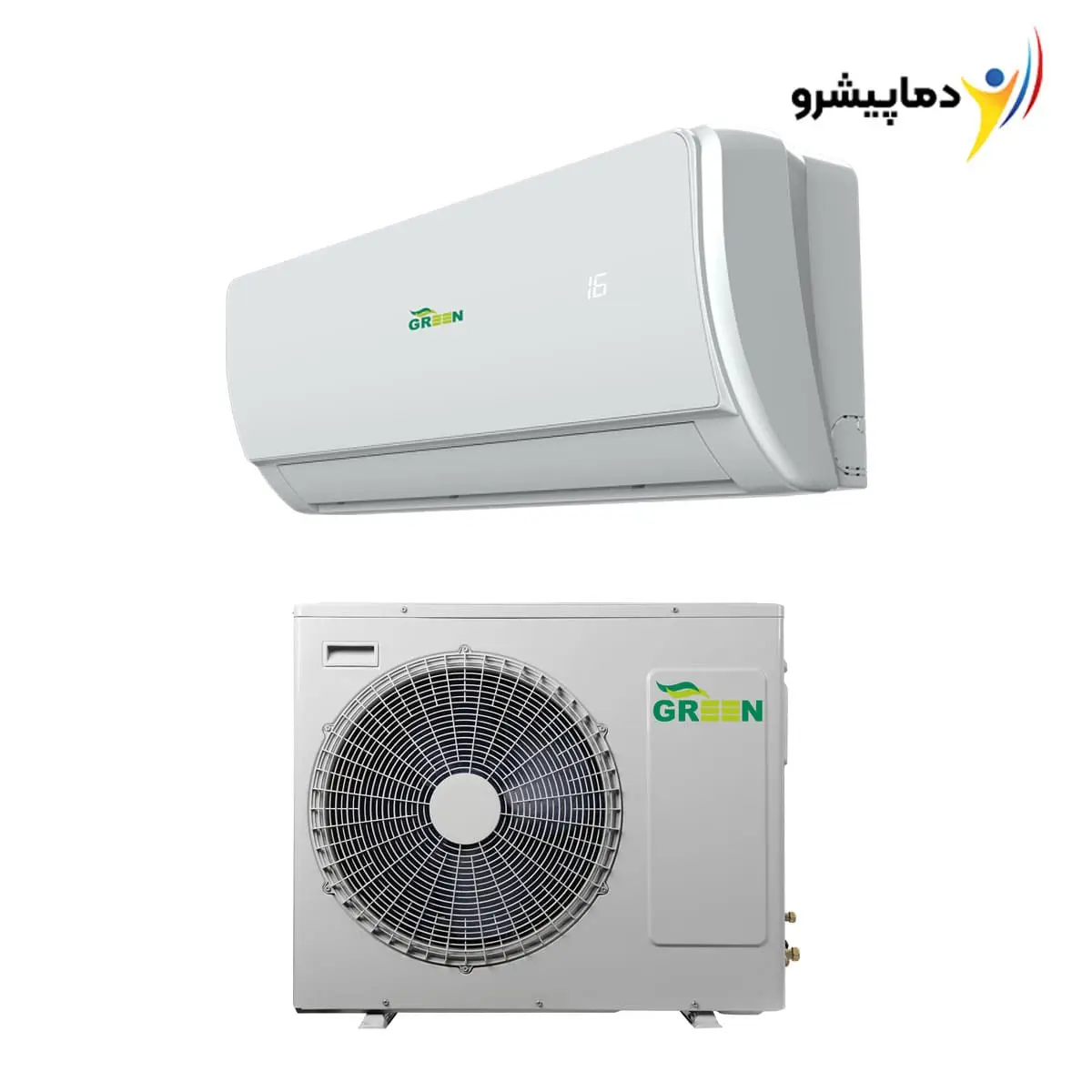 Tropical air conditioner 24000 green hot and cold model GWS-H24P1T3R1 کولر گازی تروپیکال 24000 گرین سرد و گرم مدل GWS-H24P1T3/R1